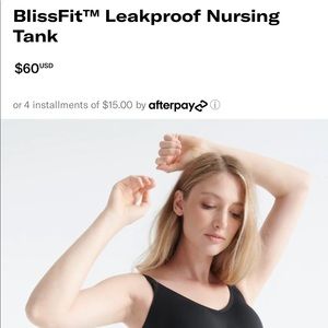 Knix Blissfit Leakproof Nursing Tank black XL